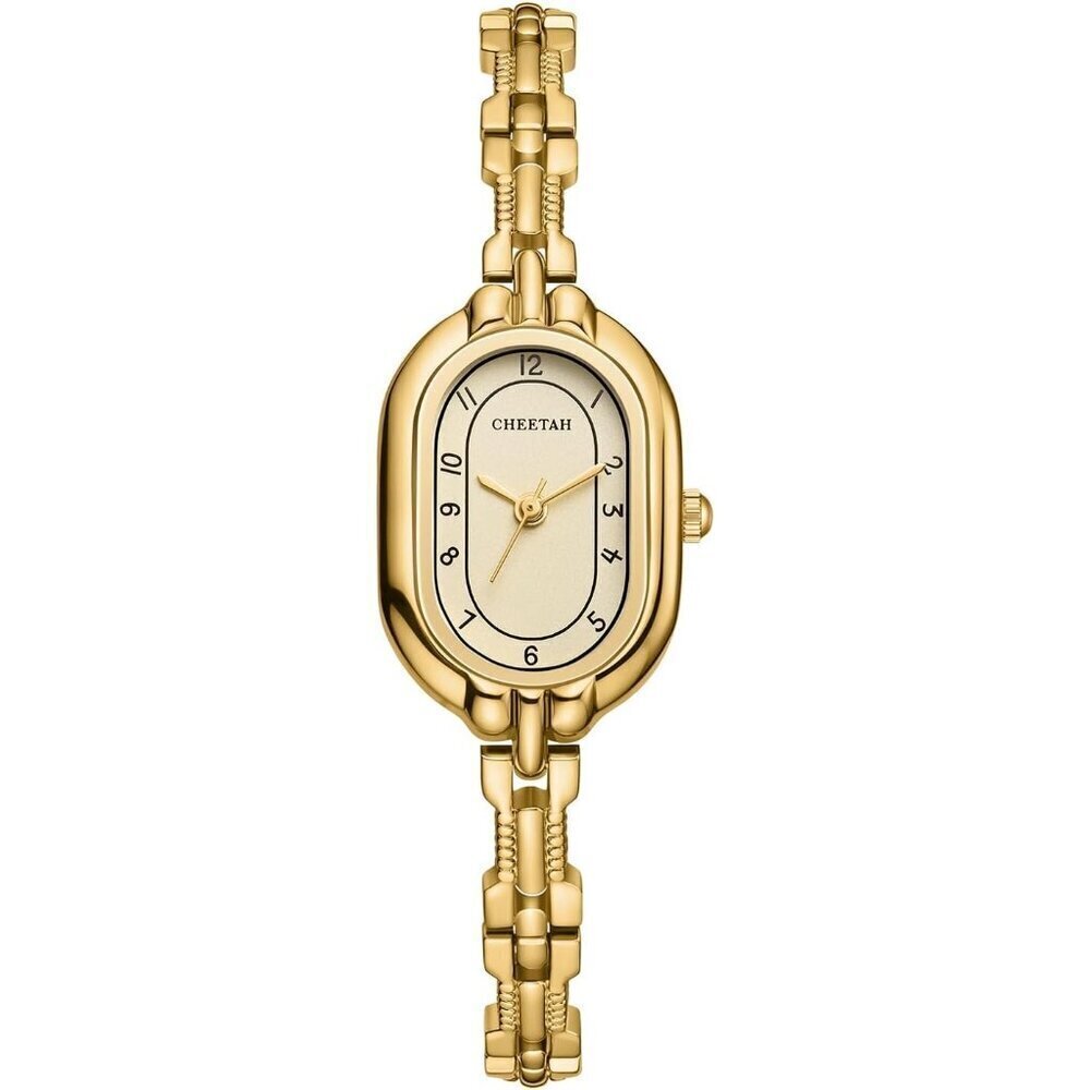 Cheetah Women's Gold Gold Bangle Small Vintage Bracelet Waterproof Watch